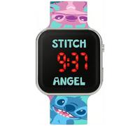 Clondo Montre numérique LED pour enfant et fille, fonction date, format 12/24 heures, Stitch Girl 25