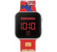 Clondo Montre numérique LED pour enfant et fille, fonction date, format 12/24 heures, Super Mario