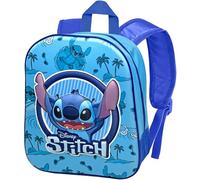 Clondo Sac à Dos Enfant Fille, Pour Stitch Fan, Cartable Maternelle École Crèche, Léger et Confortable, Design 3D, Bleu