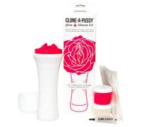 Clone-a-Pussy - kit moule vulve et manchette - silicone rose