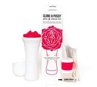 Clone-A-Willy Kit de chatte plus décortiqué Rose Taille Unique