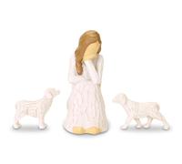 Cloonke Figurine Angel of Friendship Dog Memorial Gifts for Dog Lovers,Dog Memorial Gifts for Loss of Dog,Loss of Dog Sympathy Gift,Dog Bereavement Gifts,Dog Lovers Gifts for Women,Dog Mom Gifts