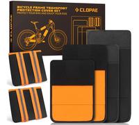 CLOPAE 6PCS Protection Cadre Velo Carbone, Protection Cadre VTT, Mousse Protection, Le Protecteur De Cadre,Peut Être Utilisée sur Les VTT, Les Vélos De Route