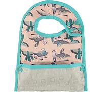 Close Pop-in Bavoir unisexe imperméable et résistant aux taches avec ramasse-miettes pour bébé de 6 mois et plus, imprimé furet étape 2
