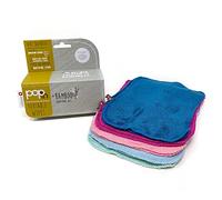 Close Pop-in Recharge avec 10 lingettes réutilisables Multicolore vif | Parfait pour les mains et le visage de bébé, absorbant et doux