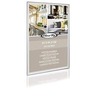 Close Up Cadre Photo en Aluminium avec Cadre Amovible Argenté Mat 61 x 91,5