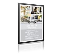 Close Up Cadre pour Poster 61 x 91,5 cm Décor en Bois Noir