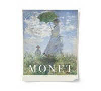 Close Up Claude Monet Woman With Parasol Impression sur toile ou papier Impressionnisme Sans Cadre ou Encadré Différentes Dimensions 20 cm x 30 cm Sans Cadre