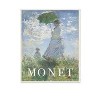 Close Up Claude Monet Woman With Parasol Impression sur toile ou papier Impressionnisme Sans Cadre ou Encadré Différentes Dimensions 60 cm x 80 cm Sans Cadre