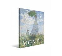 Close Up Claude Monet Woman With Parasol Impression sur toile ou papier Impressionnisme Sans Cadre ou Encadré Différentes Dimensions 20 x 30 cm