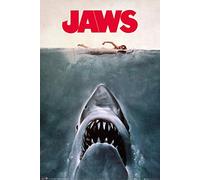 Close Up Der Weiße Hai Poster Jaws Key Art (61cm x 91,5cm) + Un Poster Surprise en Cadeau!