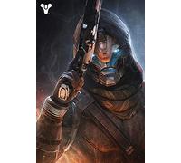 Close Up Destiny 2 Poster Cayde-6 (61cm x 91,5cm) + 2 tringles Transparentes avec Suspension