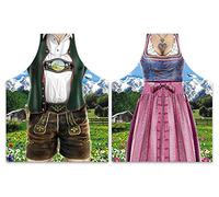 Close Up Ensemble Tablier de Cuisine pour Dirndl et Pantalon en Cuir