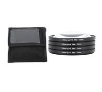 Close Up Filter Kit 4 in 1 Macro Lens Set, +1 +2 +4 +10 Optical Glass Filters with Storage Pouch, Professional Camera Filter for Digital Photography, Close Up Effect Similar to (72mm)