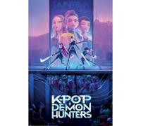 Close Up K-POP Demon Hunter Poster maxi 91,5 cm x 61 cm - Poster mural sans cadre pour la maison, la chambre ou le studio