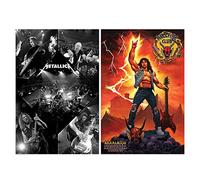 Close Up Metallica& Eddie Munson Lot de 2 posters 61 cm x 91,5 cm