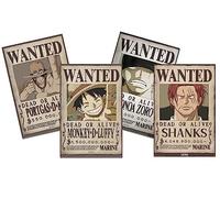 Close Up One Piece Poster 4-ER Set Filmplakate Wanted (61cm x 91,5cm)