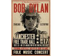 Close Up Poster Bob Dylan - Manchester Free Trade Hall (59,5cm x 84cm) + Un Joli Emballage Cadeau