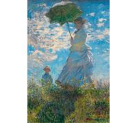 Poster Claude Monet - La Promenade [Madame Monet and Her Son 1875] (61cm x 91,5cm)