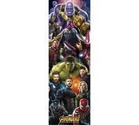 Close Up Poster de Porte Marvel Avengers Infinity War - Héros (53cm x 158cm)