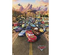 Poster Disney Cars (61cm x 91,5cm) + 1 Powerstrips®, tesa adhésifs Double face-20pcs