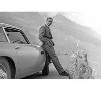 Poster James Bond - Sean Connery & Aston Martin (91,5cm x 61cm)
