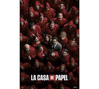 Close Up Poster La Casa De Papel - Maison de l'argent (61 x 91,5 cm) + boîte cadeau blanche prête à offrir