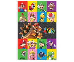Close Up Poster Nintendo Super Mario | All Characters | Affiche de jeu | Pour joueurs, joueurs | Iconique et nostalgique | Poster mural - Dimensions : 61 x 91,5 cm