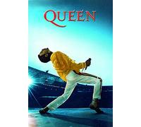 Close Up Poster Queen Live at Wembley (61cm x 91,5cm) + 2 tringles Transparentes avec Suspension
