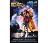 Close Up Poster Retour vers Le Futur II (61cm x 91,5cm) + 2 tringles Transparentes avec Suspension