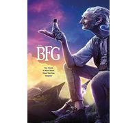 Close Up Poster The BFG Le Bon Gros géant - Affiche cinématographique (61cm x 91,5cm) + 2 tringles Noires avec Suspension