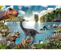 Close Up Poster XXL avec dinosaure | Affiche illustrée (100 x 140 cm) | Affiche de qualité supérieure pour chambre d'enfant