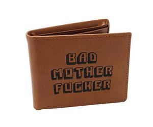Close Up Pulp Fiction Bad Mother Fucker, Portefeuille en Cuir