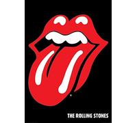 Close Up Rolling Stones, Poster, Affiche (61cm x 91,5cm) + 2 tringles Noires avec Suspension