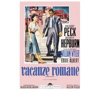 Close Up Roman Holidays Poster | Vacanze Romans - Un cœur et une couronne | Affiche de cinéma italien | Gregory Peck, Audrey Hepburn | 70x100cm