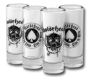 Close Up Set de 4 Verres à liqueut Motörhead