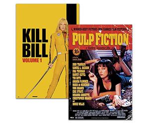 Close Up Uma Thurman Lot de 2 posters Kill Bill Vol.1 et Pulp Fiction 61 x 91,5 cm + Poster U