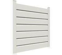 Closea Kit cloture - Lame 16cm - PVC Blanc - LG: 12m x H: 0m82 G