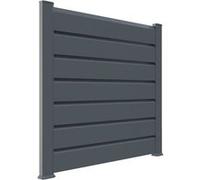 Closea Kit cloture - Lame 16cm - PVC Gris - LG: 12m x H: 0m82 gris G