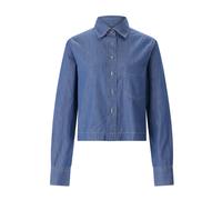 Closed - Blouse Courte en Denim - Femme - Blouses et Chemises - Bleu - Taille: 40 FR
