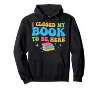 Closed Book to Be Here Livre de Lecture Nerd Book Reading Sweat à Capuche