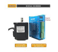 Closed-loop Stepper electronic starter Driver Kit Nem23 57mm/Nema34 86mm 1.5Nm-12Nm 4.2A-6A Servo electronic starter with Encoder HB808C 2PH IINKUEYK(86 Driver-SX-HBS86H,1.5Nm Nema23 Motor)