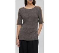 Closed Women Crew Neck Short Sleeve Knits Black Taille: XXS | Pulls en Maille Outlet | Femme | Le Noir