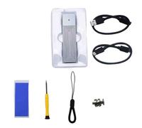 Closer Alliage d'aluminium M.2 SSD SSD Type-C USB 3.2 Interface 10 Gbit/s NVMe JMS583 Accord avec deux fils Pièces de rechange pour ordinateur