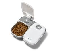 Closer Pets C200 Mangeoire Automatique 2 Repas pour Chats et Petits Chiens avec Inserts en Acier Inoxydable et Poche de Glace