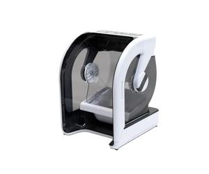 Closer Pets Mangeoire Automatique MiBowl Microchip, gamelle pour Chien, gamelle pour Chat, Blanc, Noir, 17,5x19,5x25cm, Chats, Chiens, Compatible Lave-Vaisselle