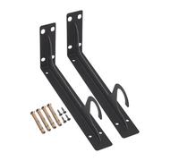 Closet Rod Support Bracket | Shelf Pole Holder | Wardrobe Rod Bracket with Screws,for Closet Cabinet Bedroom Bathroom Garage Living Room Apartment Dormitory