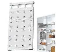 Closet Tension Shelf - Flexibble Closet Organizer, Adjustable Storage Rack, Long Lasting Stable Insert Shelving | Divider Shelf for Cabinets Bookcases Wardrobe Pantry Home Storage Organization Solutio