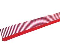 Closoir peigne L 1m protection couverture-1 m x 85 mm-Rouge-brique G