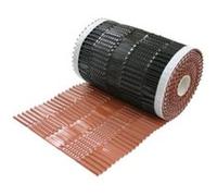 Closoirs de faîtage Vario Protect Alu (rouleau 5m)-5,0 ml x 300 mm-Rouge-brique G